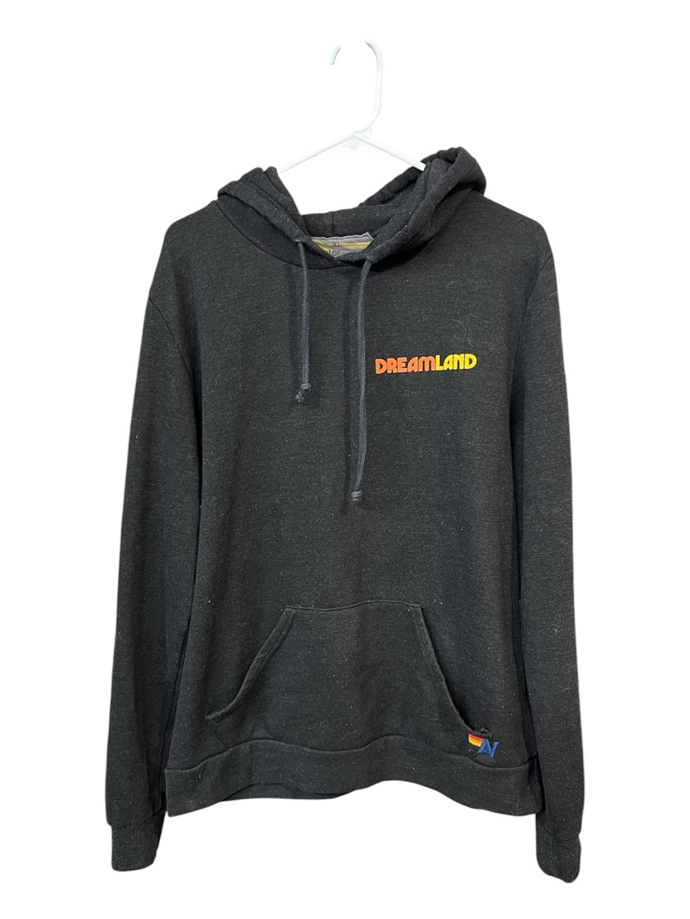 Aviator Nation Dreamland Logo Black Hoodie Size Xl